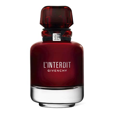 l interdit givenchy donna rosso|givenchy eau de parfum.